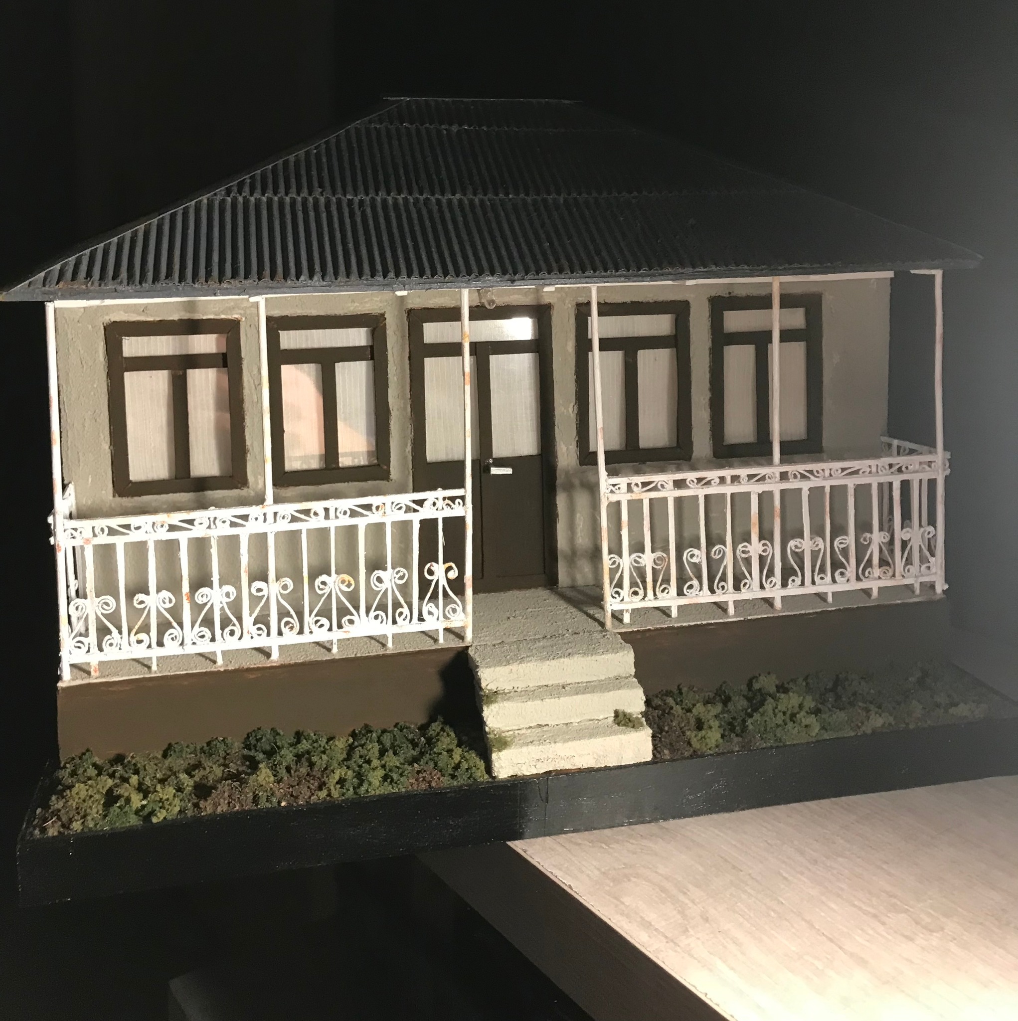 A miniature version of a real house